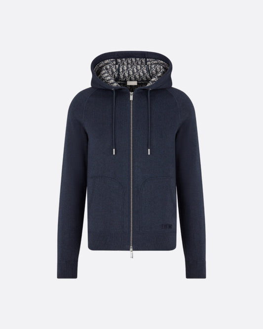 Veste à zip Dior - bleu nuit